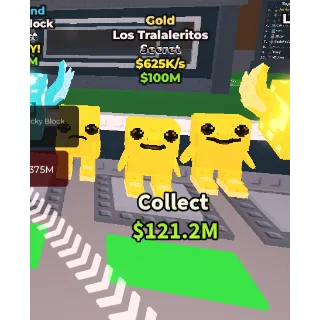 GOLD LOS TRALALERITOS | CHEAP BRAINROT STEAL A BRAINROT (SEE MY PROFILE FOR MORE!)