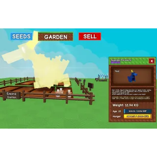 HUGE ASCENDED DINOSAUR PTERODACTYL (SEMI HUGE KG) | CHEAP HUGE PET GROW A GARDEN (SEE MY PROFILE FOR MORE HUGE, MUTATION PETS)