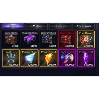 SAILOR PIECE EVERYTHING BUNDLE BIG | PERFECT STARTER PACK - INCLUDES EVERYTHING IN THE PICTURE (CHECK DESCRIPTION FOR INFO) 