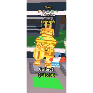 SUPER RARE SECRET 5 TRAITS GOLD CHIMNINO 269M/S | CHEAPEST MUTATION BRAINROT STEAL A BRAINROT (SEE MY PROFILE FOR MORE!)