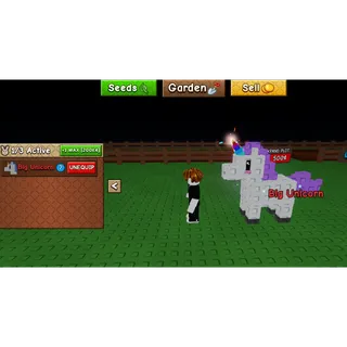 GAG 2 CHEAPEST BIG UNICORN | CHEAP BIG PET GROW A GARDEN 2