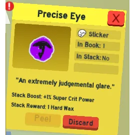 CHEAPEST PRECISE EYE STICKER (GUMMY BEAR QUEST) | CHEAP BEESMAS STICKER BEE SWARM SIMULATOR