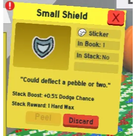 CHEAPEST SMALL SHIELD STICKER (GUMMY BEAR QUEST) | CHEAP BEESMAS STICKER BEE SWARM SIMULATOR