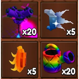 CHEAPEST x5 SUN BLOOM + x5 MOON BLOOM BUNDLE (ECLIPSE SECRET) + FREE SUPER SPRINKLER AND WATER CANS | GROW A GARDEN 2 
