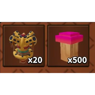 x500 MAPLE MUSHROOM, x5 SUPER SYRUP SPRINKLERS | GROW A GARDEN 2 FALL HARVEST BUNDLE 