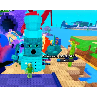 CHEAPEST RARE LIMITED HUGE FROZEN CANNONOCCI 5.2KG LVL 6 145K DPS PVB | HUGE PLANTS VS BRAINROTS (SEE MY PROFILE FOR MORE!)