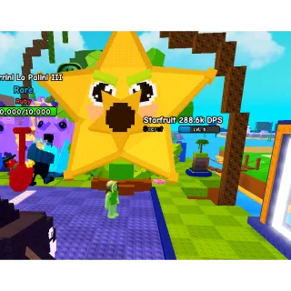 TITANIC STARFRUIT / STAR FRUIT 10.4KG LVL 5 288K DPS | CHEAP HUGE PLANTS VS BRAINROTS (SEE MY PROFILE FOR MORE PLANTS!)