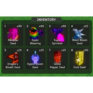 (LIMITED) GROW A GARDEN 2 INSANE VALUE BUNDLE LARGE | x25 HYPNO BLOOM, DRAGON'S BREATH, MOON BLOOM, GHOST PEPPER AND MORE!