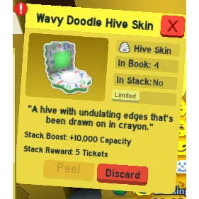 CHEAPEST WAVY DOODLE HIVE SKIN | CHEAP HIVE SKIN BEE SWARM SIMULATOR