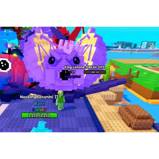 HUGE TITANIC SIZED CORRUPT KING LIMONE 12.8KG LVL 10 586K DPS PVB | CHEAP PLANTS VS BRAINROTS (SEE MY PROFILE FOR MORE PLANTS!)