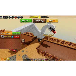 CHEAPEST MEGA SWAN (FALL HARVEST PET) INFINITE WATER CAN ABILITY | CHEAP MEGA PETS GROW A GARDEN 2 