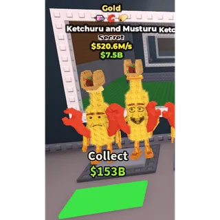 CHEAPEST 3 TRAIT GOLD KETCHURU AND MUSTURU 520M/S | CHEAP BRAINROT STEAL A BRAINROT (SEE MY PROFILE FOR MORE)