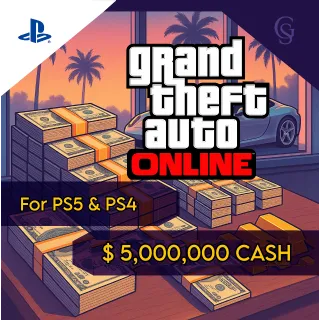 5.000.000 GTA Money PS5