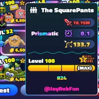 5 Star Rainbow Serial #24 The Squarepants Prismatic