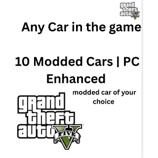10 GTA MODDED CARS | PC ENHANCED 