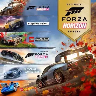 Forza Horizon 4 and Forza Horizon 3 Ultimate Editions Bundle (Xbox One, Xbox Series X|S,Windows 10|11)(Global)