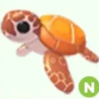 neon sea turtle