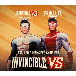 Invincible VS Exclusive Mark Grayson Skin Code Card / Prince Street St Pizza AUTOMATIC INSTANT delivery