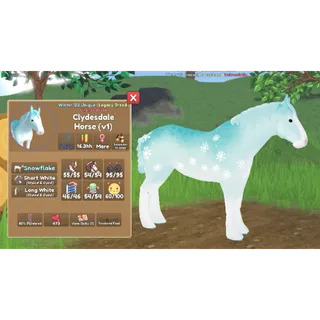 Snowflake Clydesdale v1