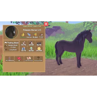 v1 Friesian Black | WHI