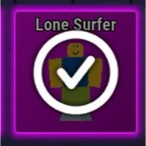 Lone surfer