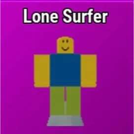 Lone surfer