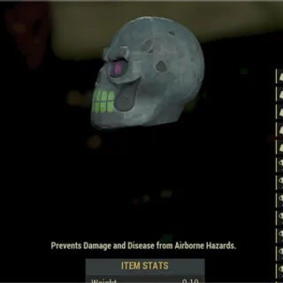 glowing bonehead mask