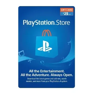 $25 PLAYSTATION STORE US - SPECIAL OFFER!