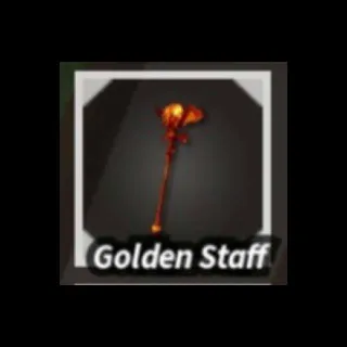 Golden Staff rod skin - fisch