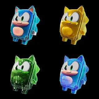ALL 4 SONIC SPRITES - FORTNITE