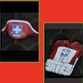 RED ASYLUM DRESS + HAT