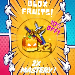 2x Mastery | blox fruits