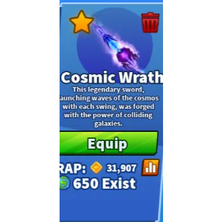 Cosmic Wrath
