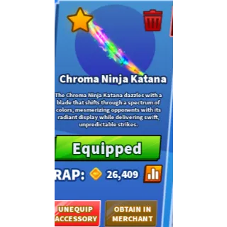 Chroma Ninja Katana