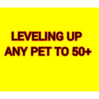 LEVELING UP ANY PET TO 50 - PET BOOSTING - GROW A GARDEN 