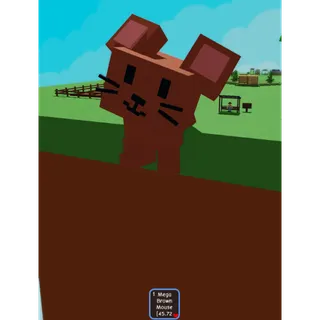 MEGA TITANIC BROWN MOUSE + BONUS - FAST DELIVERY- GROW A GARDEN 