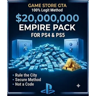 20.000.000 In-Game Cash | Grand Theft Auto Online | PS4 PS5