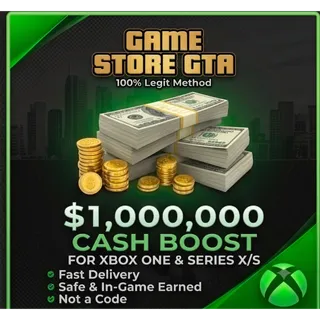 1.000.000 In-Game Cash | Grand Theft Auto Online | XBOX