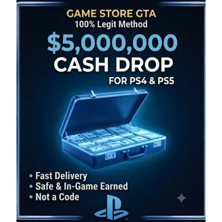 5.000.000 In-Game Cash | Grand Theft Auto Online | PS4 PS5