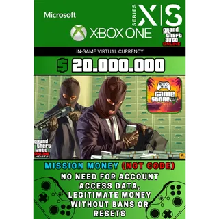 GTA 5 XBOX Shark Card Money Grand Theft Auto V Online $ 20,000,000 NOT CODE Read description cash