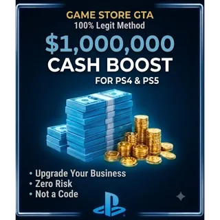 1.000.000 GTA MONEY PS5 ✅ PS4 ✅