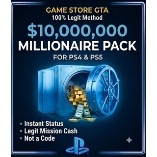 10.000.000 In-Game Cash | Grand Theft Auto Online | PS4 PS5