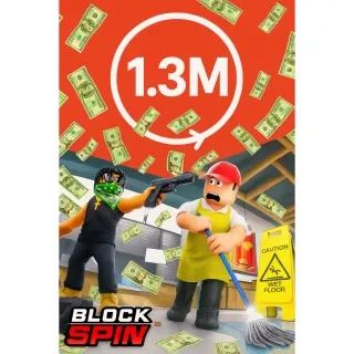 account blockspin cash  1.3m