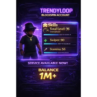 BLOCKSPIN ACCOUNT Swiper 90+ | READY TO PLAY ✅