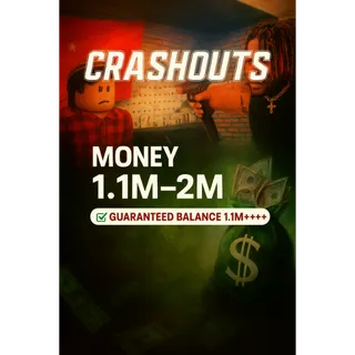 Crashout Account money 1.1m+ | READY TO PLAY