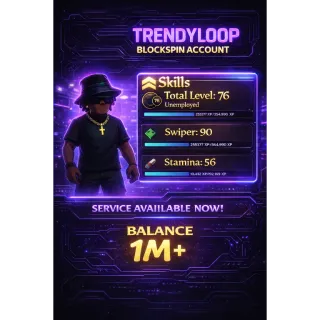 BLOCKSPIN ACCOUNT Swiper 90+ | READY TO PLAY ✅