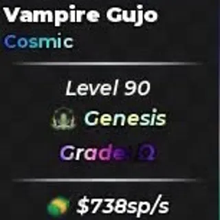🌌Cosmic Vampire Gujo 730sp/s 🔥LIMITED EDITION UNIT ✅MAX GRADE/TRAIT 🎲ANIME DICE ⚡️FASTEST DELIVERY