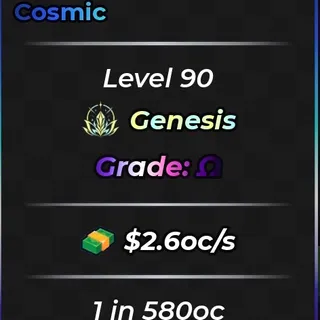 Cosmic Nanamo 💵2.6oc/s✅Max Trait/Grade 1 in 580oc🎲Anime Dice⚡️Fastest Delivery