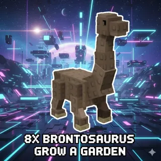 "CLEAN" 8X BRONTOSAURUS GROW A GARDEN