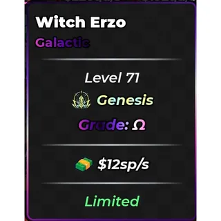 🌌Galactic Witch Erzo(MAX GRADE/TRAIT)   $12sp/s LIMITED EDITION